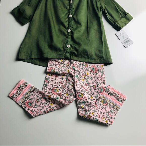 Carter's Baby Matching Floral Matching Set Sz 18M - Picture 2 of 9